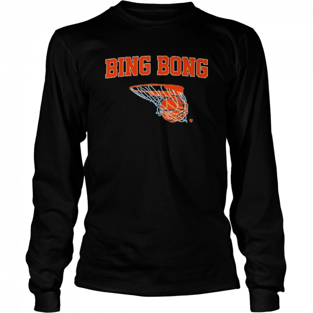 New York Knicks Basketball Bing Bong Long Sleeved T-shirt