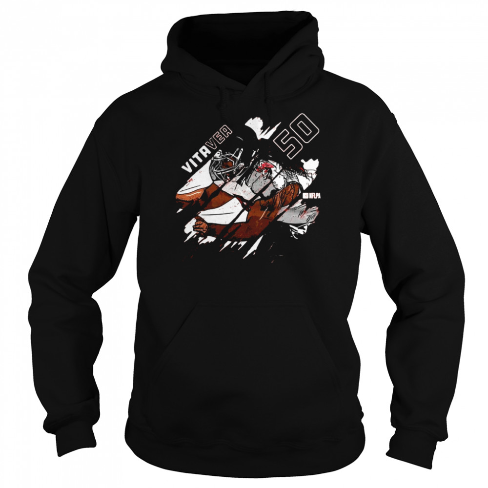 Tampa Bay Buccaneers Vita Vea #50 Stripes Unisex Hoodie