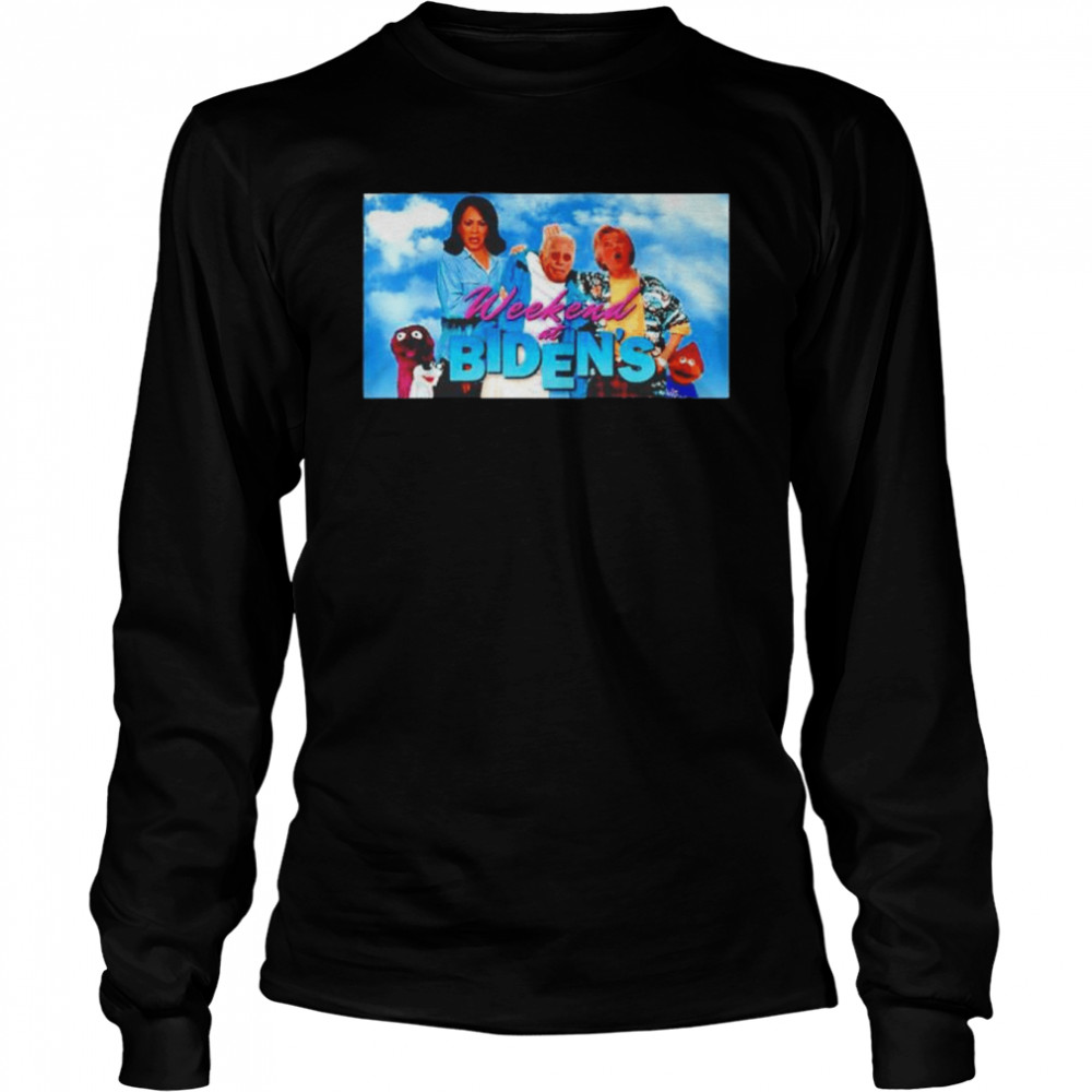 weekend at Biden’s puppets shirt Long Sleeved T-shirt