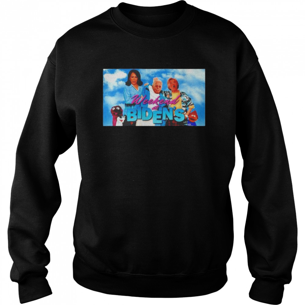 weekend at Biden’s puppets shirt Unisex Sweatshirt