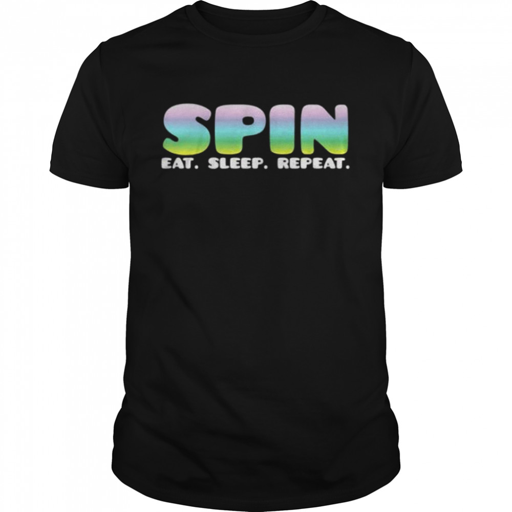 Spin eat sleep repeat shirt Classic Men's T-shirt