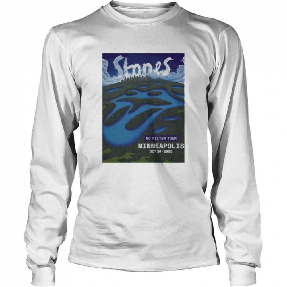 Awesome minneapolis No Filter Tour 2021 Long Sleeved T-shirt