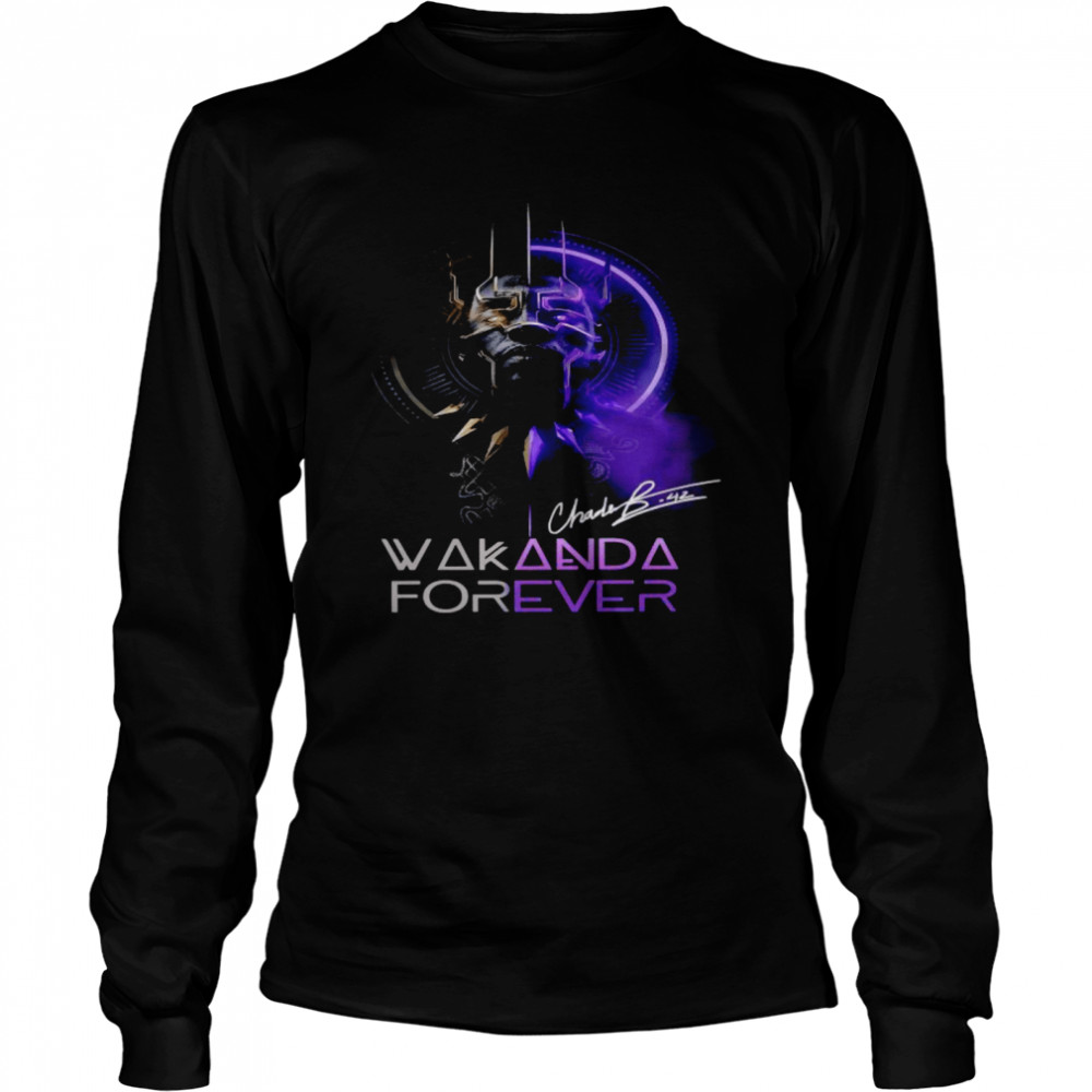 Black King Signature Wakanda Forever Long Sleeved T-shirt