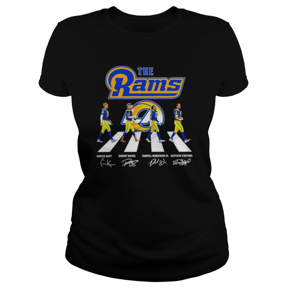 Los Angeles Rams The Rams Players Abbey Road signatures shirt Classic Women's T-shirt