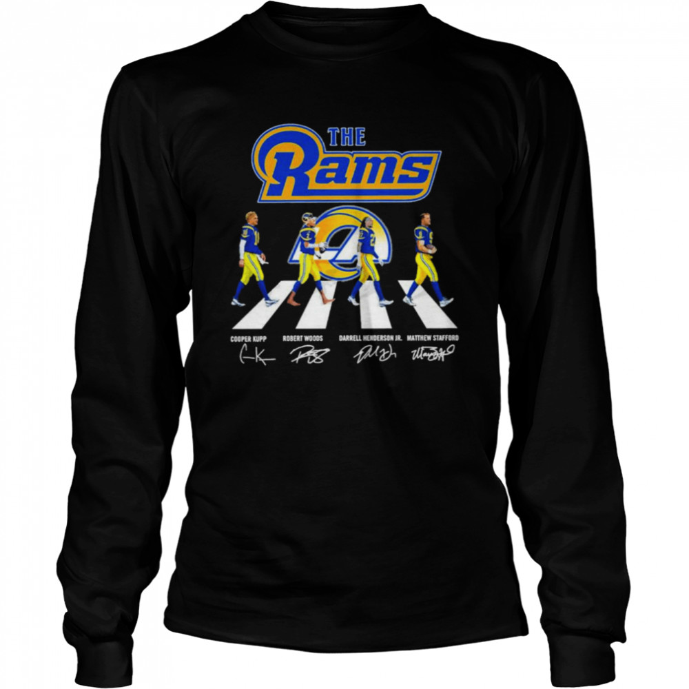 Los Angeles Rams The Rams Players Abbey Road signatures shirt Long Sleeved T-shirt