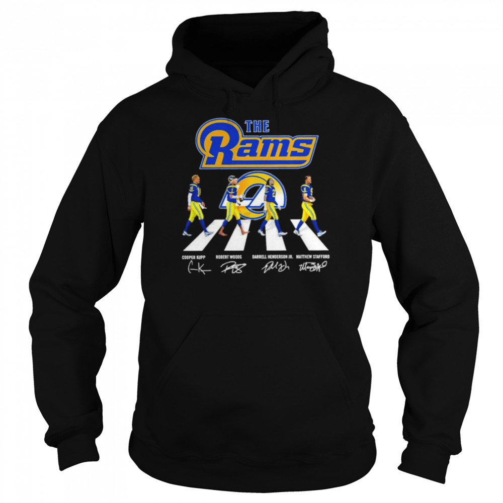 Los Angeles Rams The Rams Players Abbey Road signatures shirt Unisex Hoodie