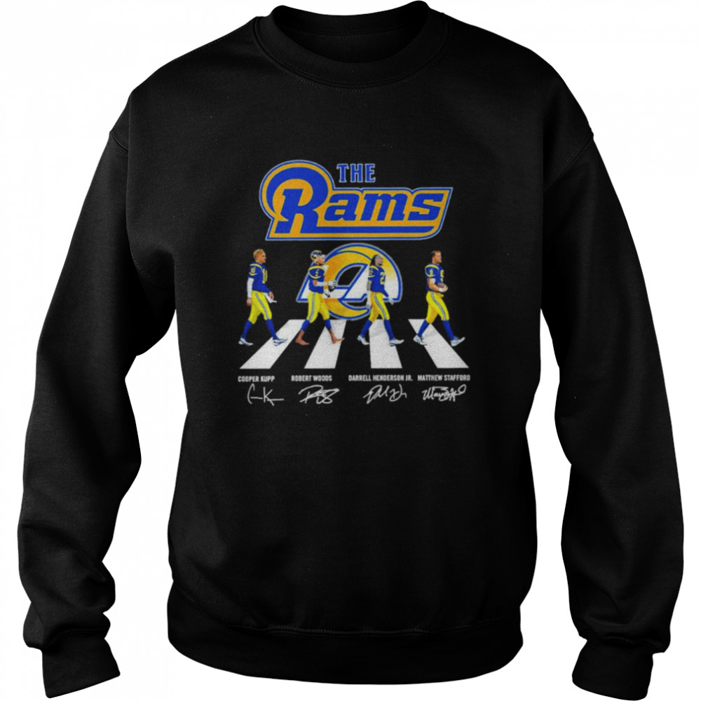 Los Angeles Rams The Rams Players Abbey Road signatures shirt Unisex Sweatshirt