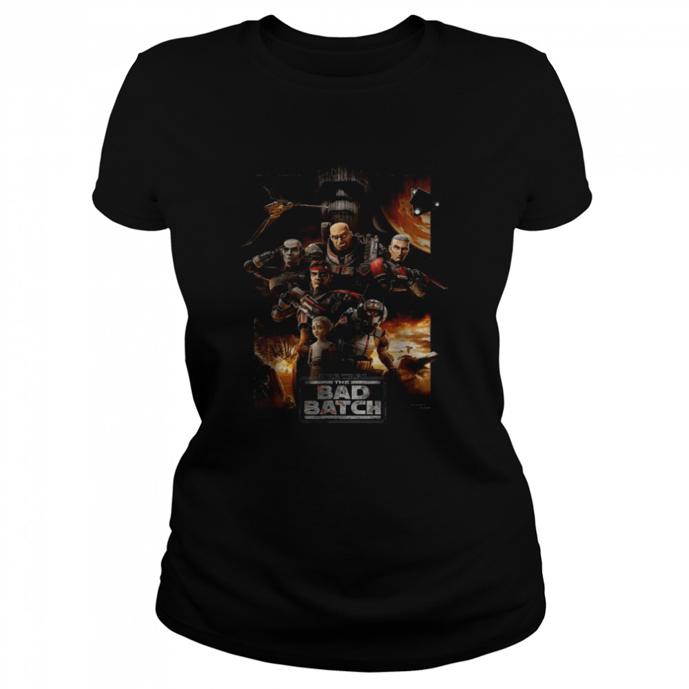 Star Wars The Bad Batch Series Poster T- Classic Women's T-shirt