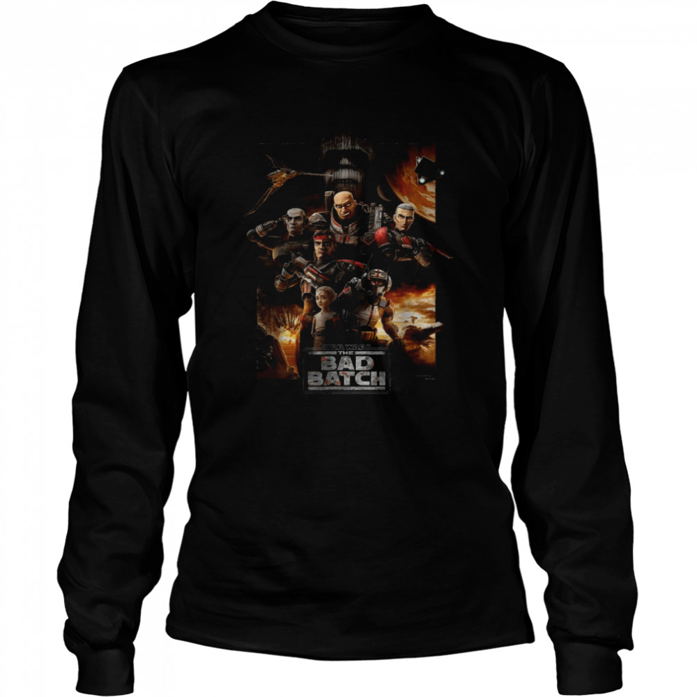 Star Wars The Bad Batch Series Poster T- Long Sleeved T-shirt