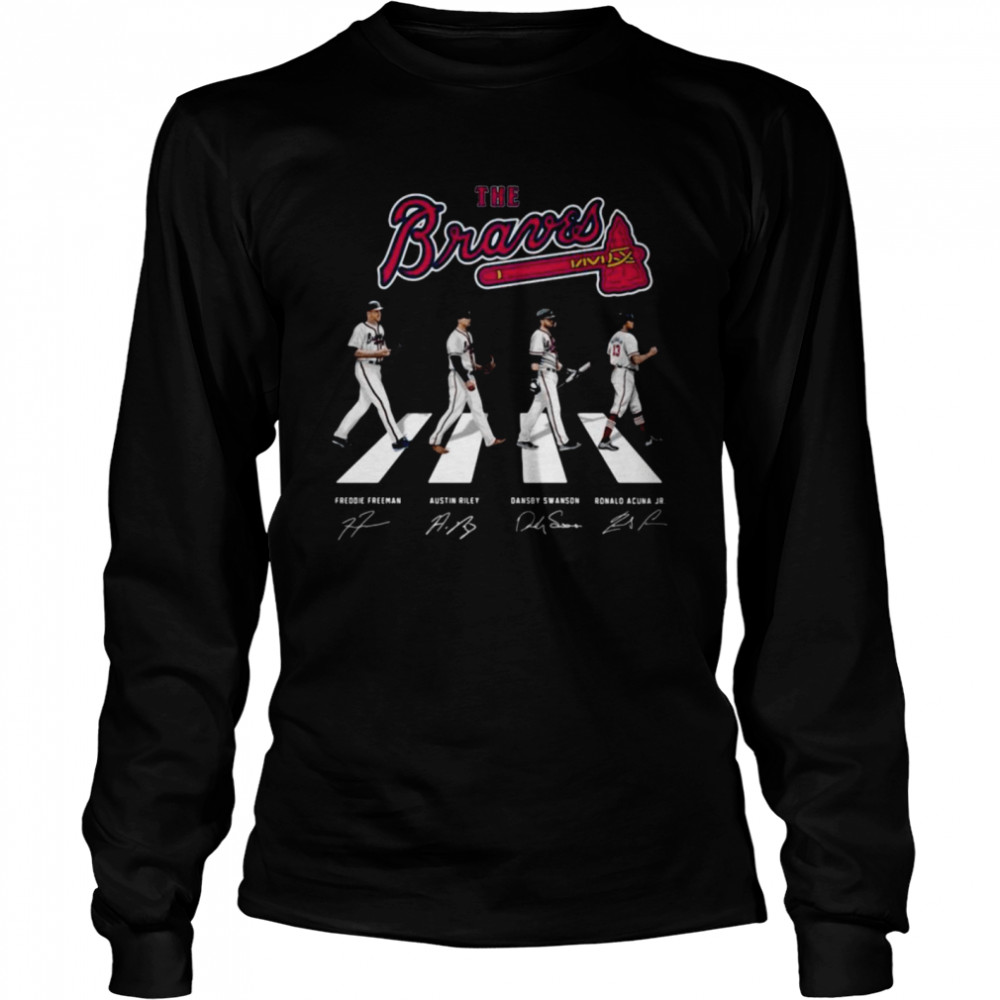 The Atlanta Braves Abbey Road Signatures Long Sleeved T-shirt