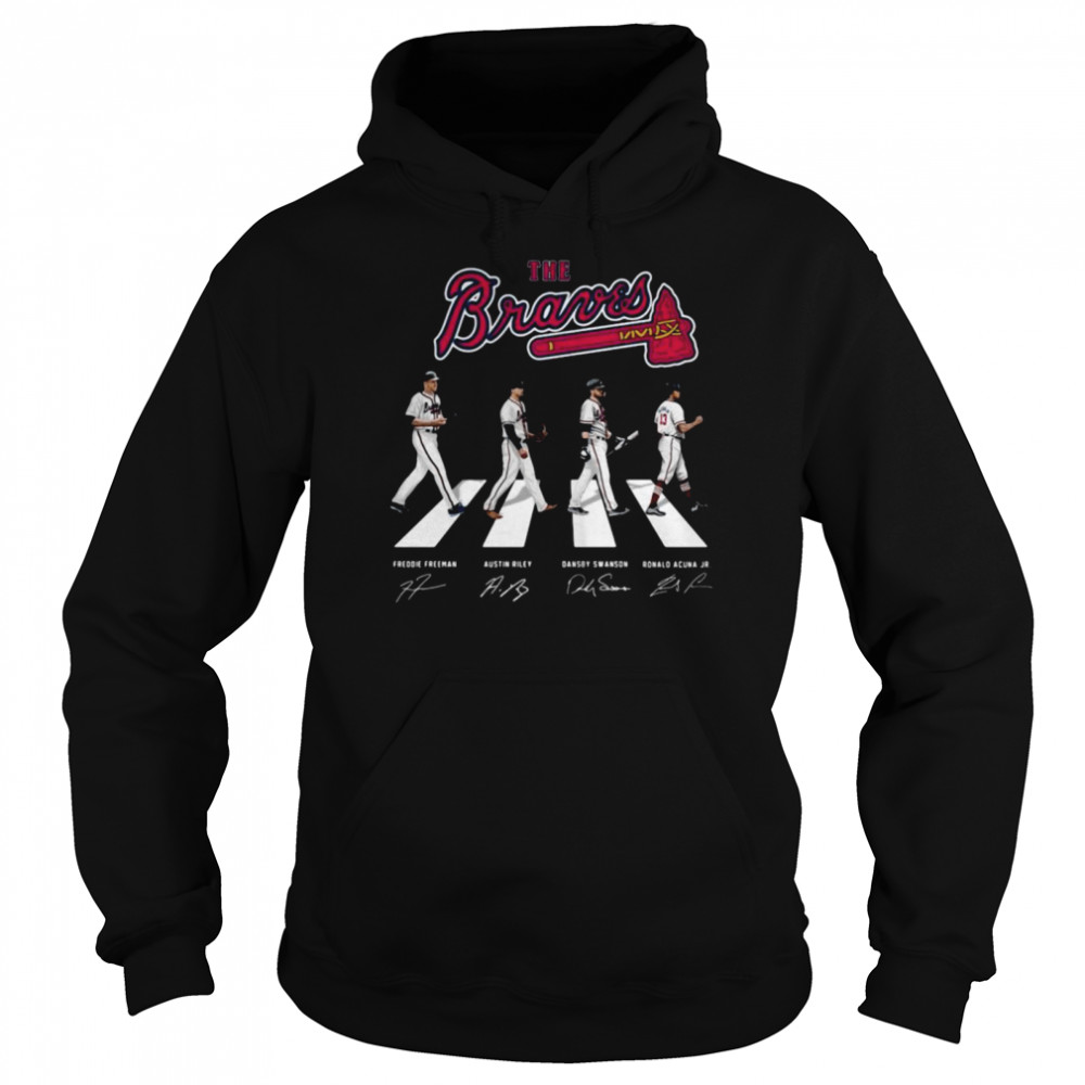 The Atlanta Braves Abbey Road Signatures Unisex Hoodie