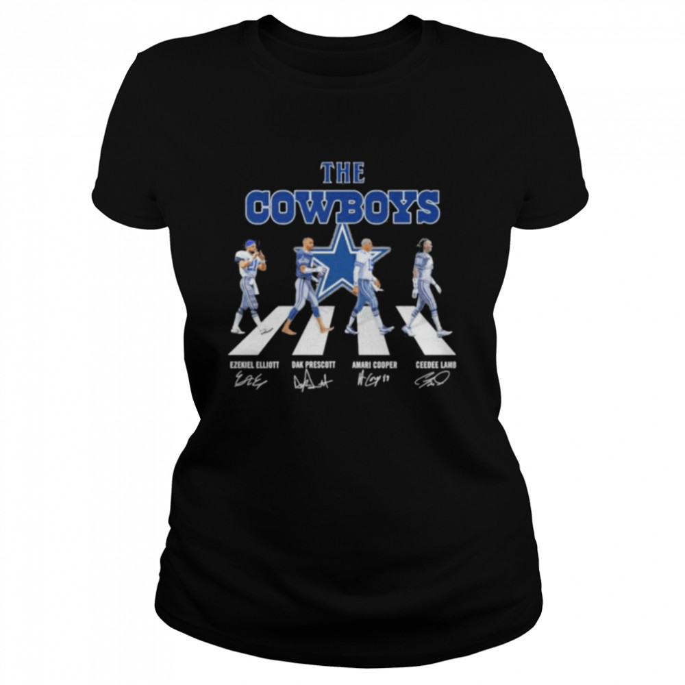 The Dallas Cowboys Abbey Road signatures shirt Classic Women's T-shirt