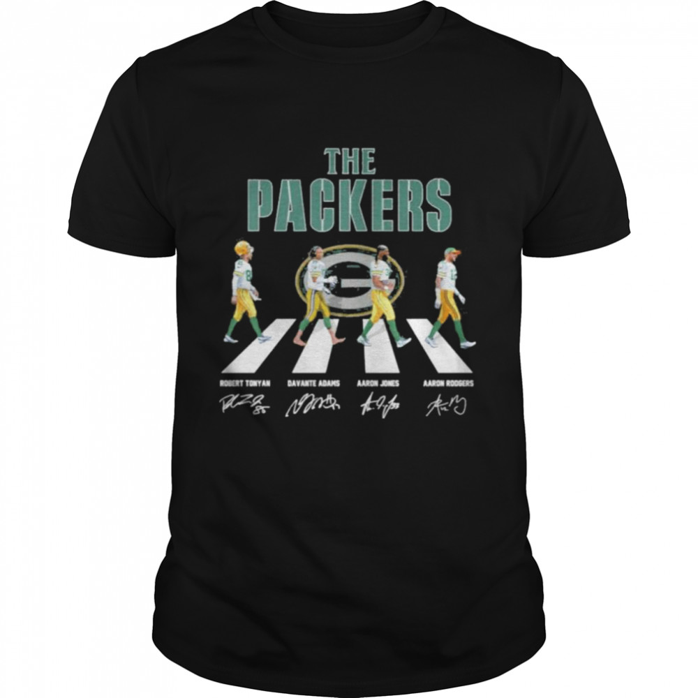 The Green Bay Packers Abbey Road signatures shirt Classic Men's T-shirt