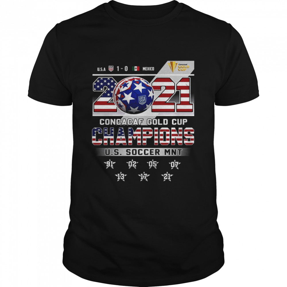 2021 Concacaf Gold Cup Champions U.S. Soccer Mnt Classic Men's T-shirt