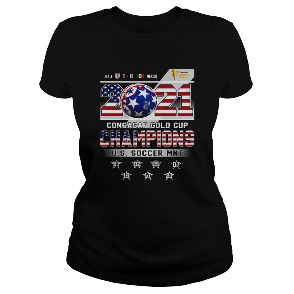 2021 Concacaf Gold Cup Champions U.S. Soccer Mnt Classic Women's T-shirt