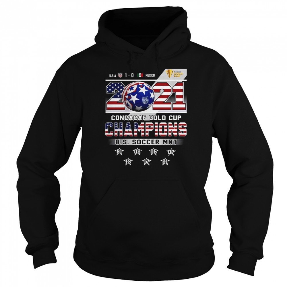 2021 Concacaf Gold Cup Champions U.S. Soccer Mnt Unisex Hoodie