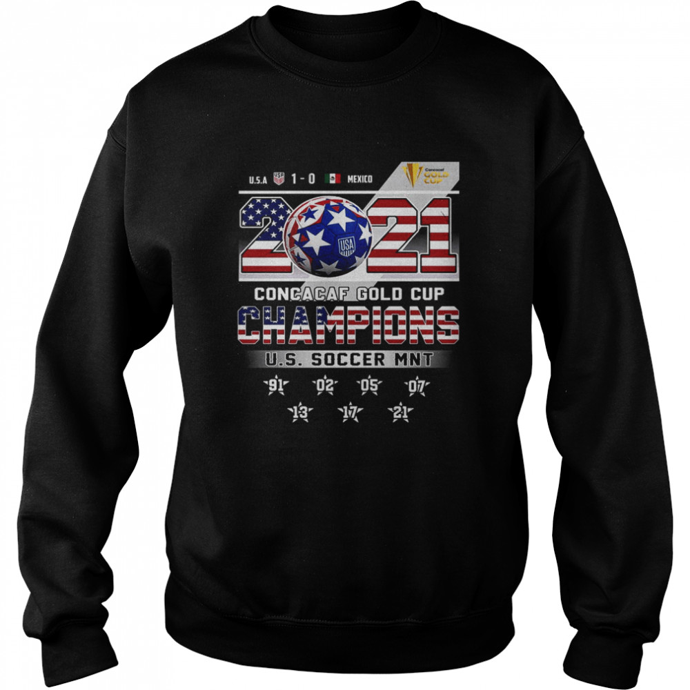 2021 Concacaf Gold Cup Champions U.S. Soccer Mnt Unisex Sweatshirt