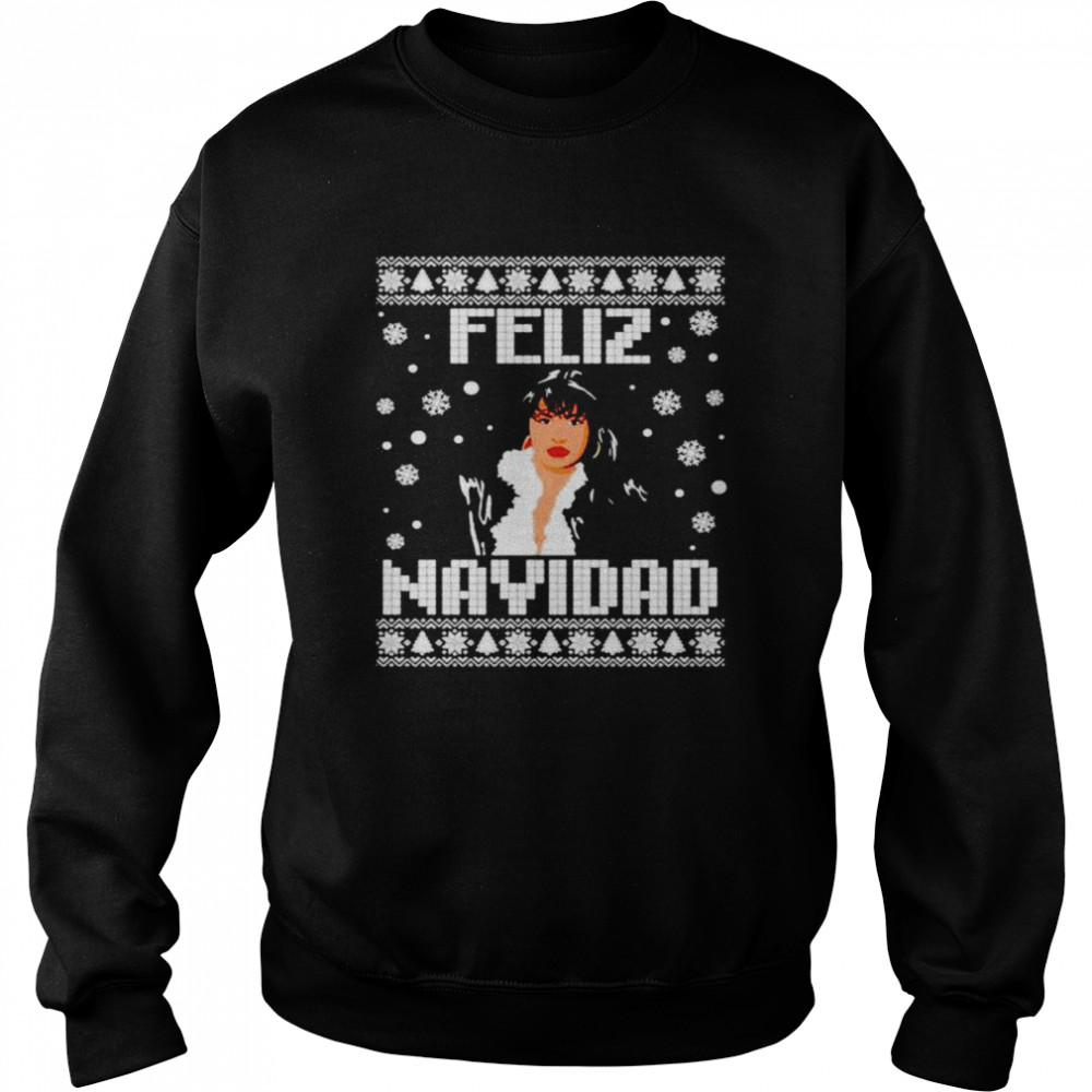 Feliz Navidad Selena Christmas shirt Unisex Sweatshirt