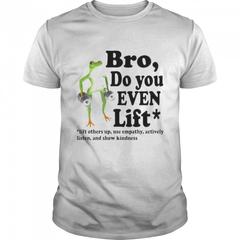 frog bro do you even lift shirt Classic Men's T-shirt