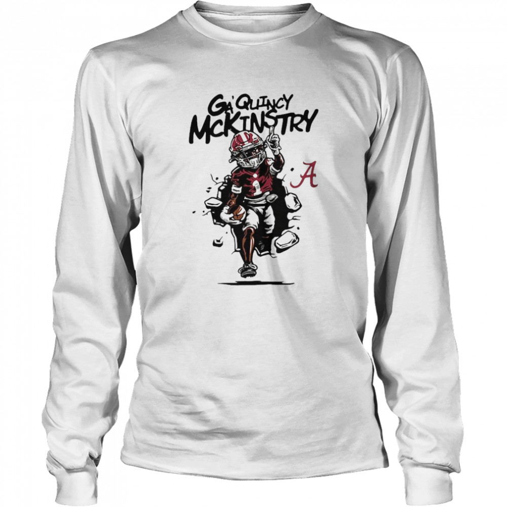 Ga’Quincy McKinstry Alabama Crimson Tide Long Sleeved T-shirt