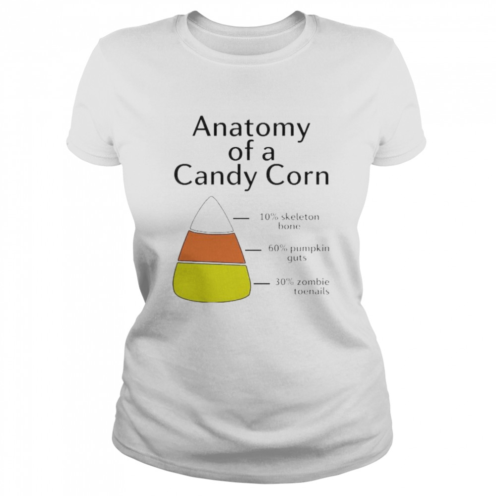 Premium anatomy of a candy corn shirt Classic Women's T-shirt