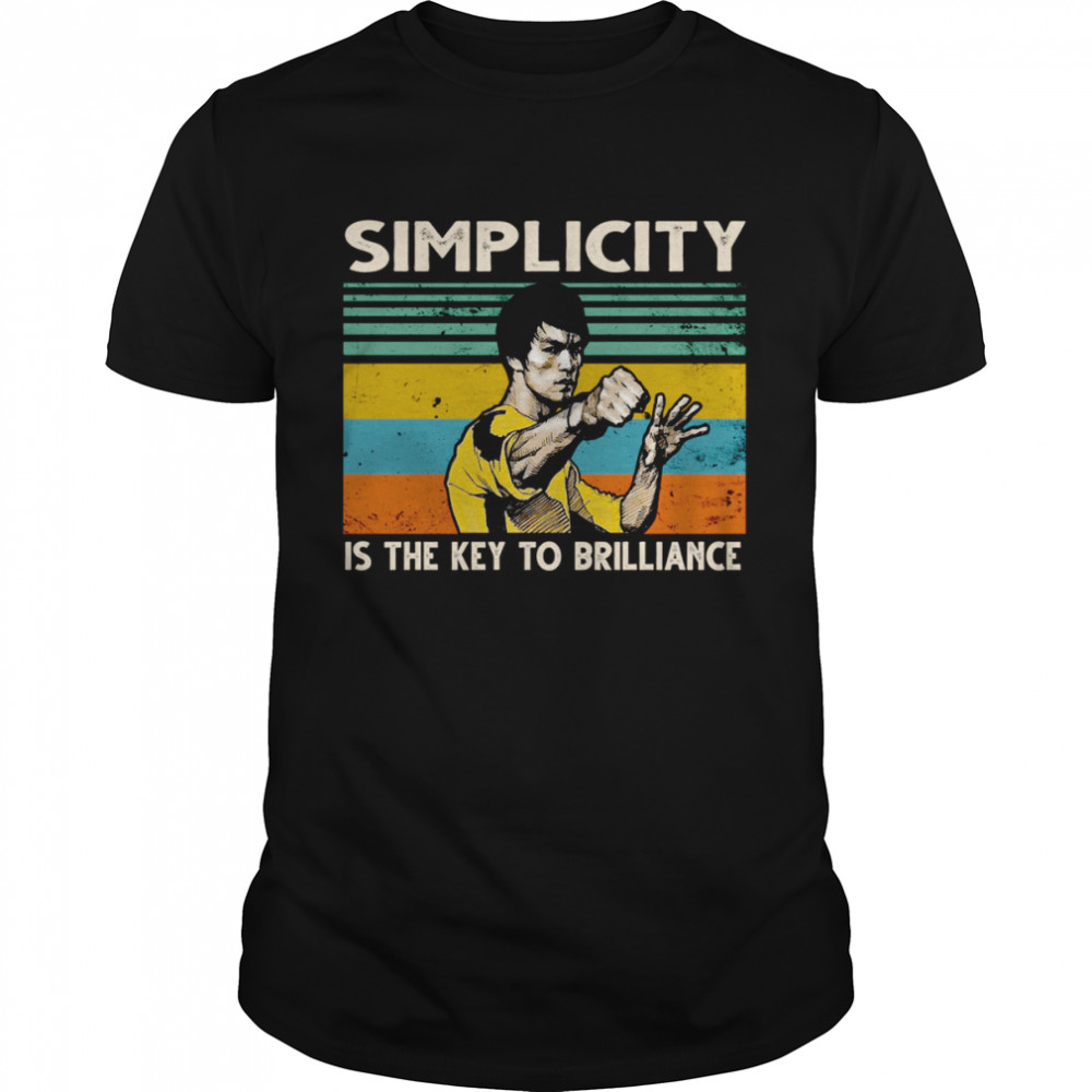 Simplicity Is The Key To Brilliance Classic Men's T-shirt