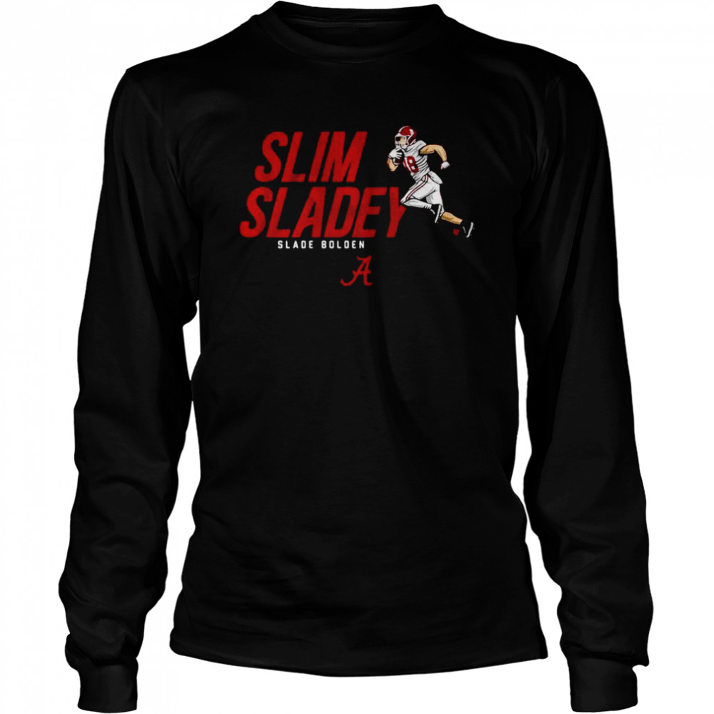 Slade Bolden Slim Sladey Alabama Crimson Tide Long Sleeved T-shirt