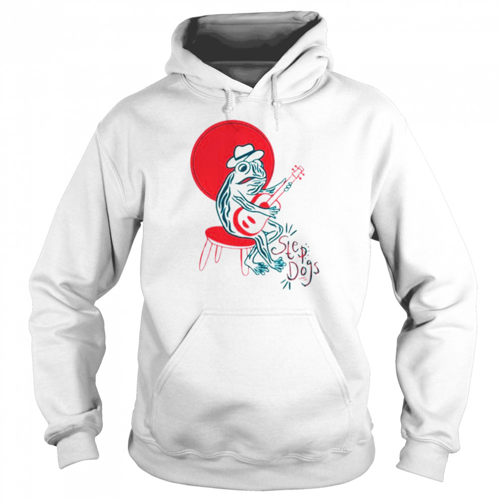 Step Frogs Play Guitar shirt Unisex Hoodie