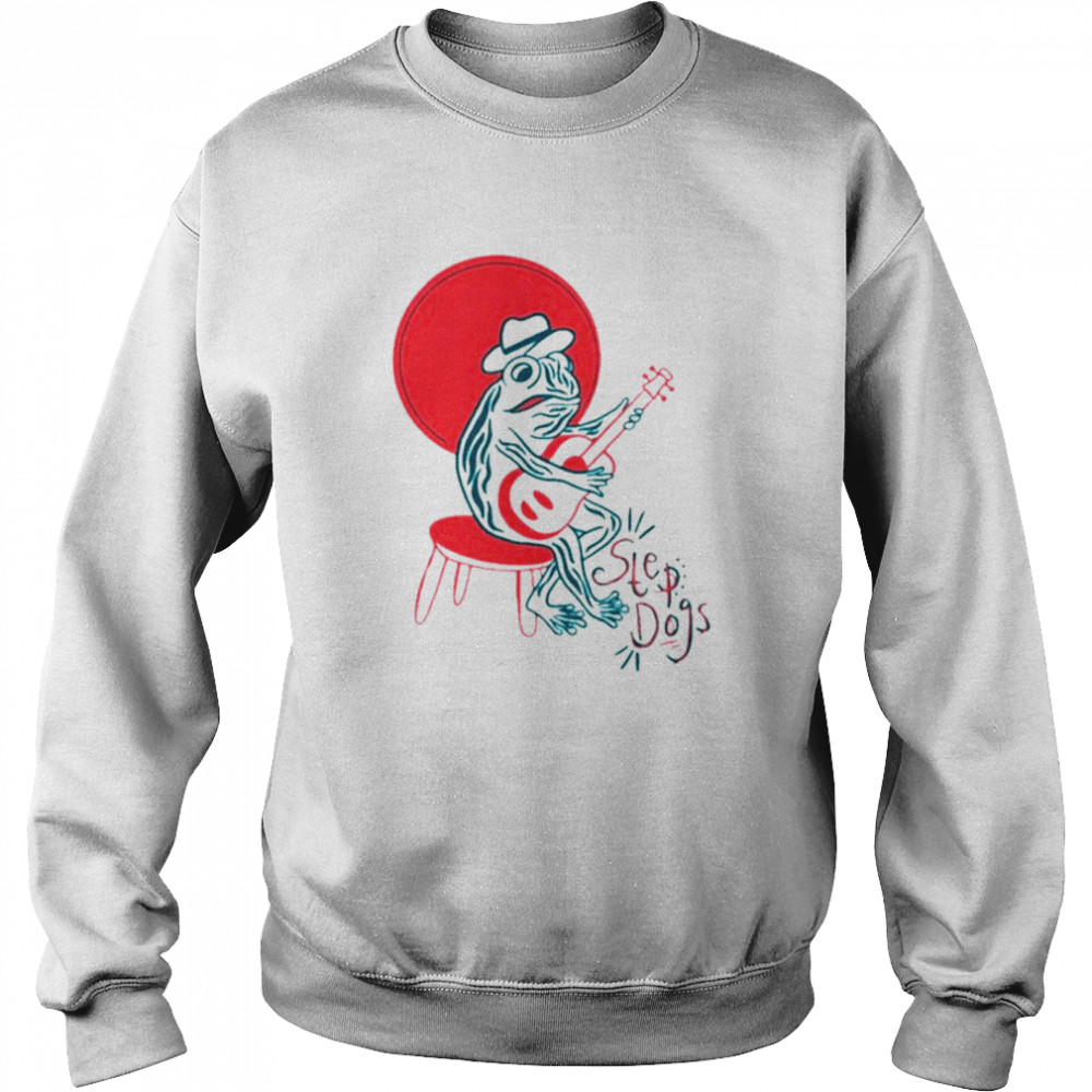 Step Frogs Play Guitar shirt Unisex Sweatshirt