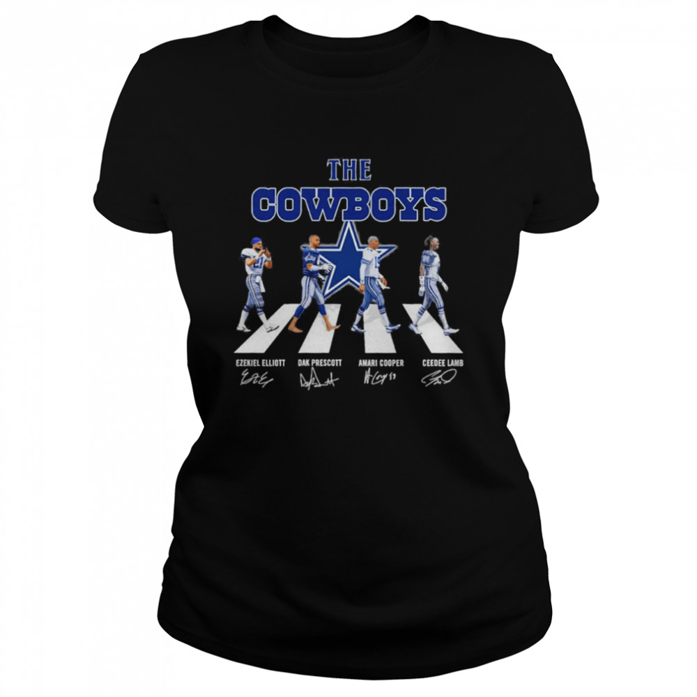 The Dallas Cowboys Abbey Road Signatures T- Classic Women's T-shirt