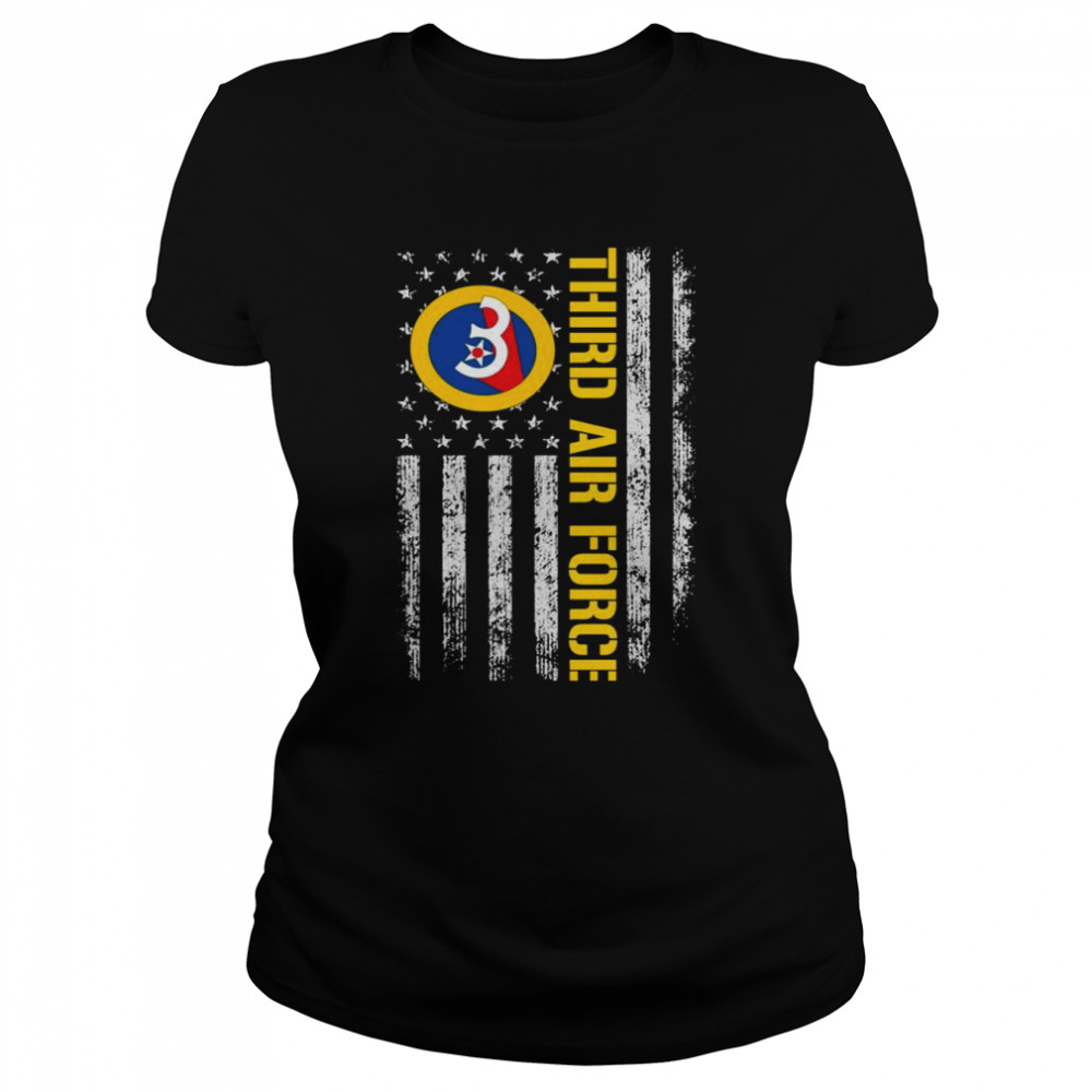 Third Air Force American Flag Classic Women's T-shirt