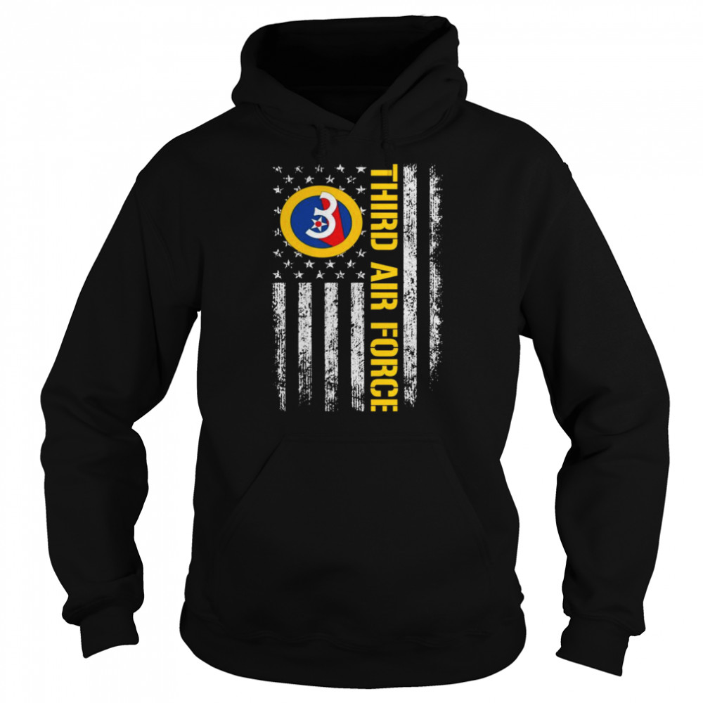 Third Air Force American Flag Unisex Hoodie