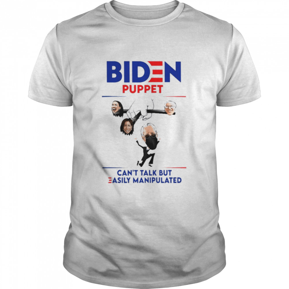 Biden Puppet Can’t Talk But Easily Manipulated  Classic Men's T-shirt