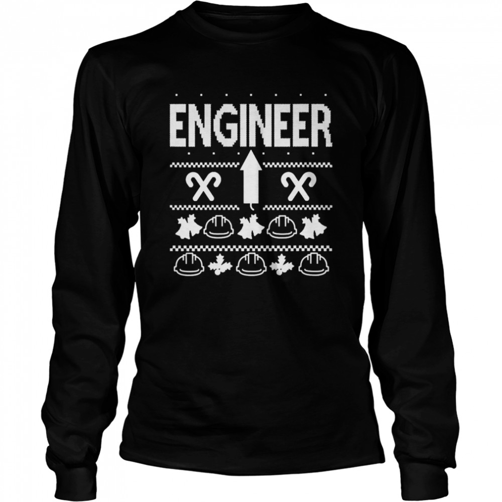 Engineer Christmas Engineering Expert Science Long Sleeved T-shirt