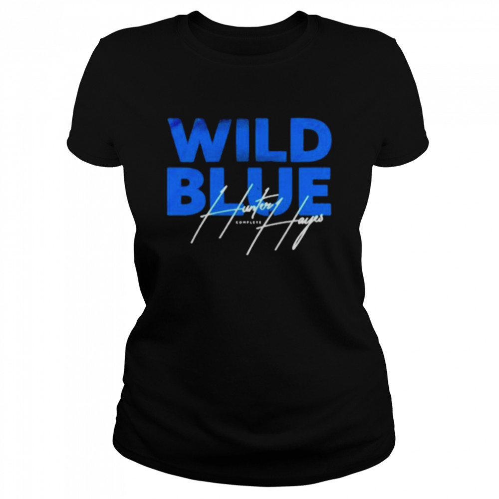 Hunter Hayes Wild Blue Signed Classic Women's T-shirt