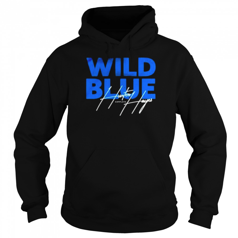 Hunter Hayes Wild Blue Signed Unisex Hoodie