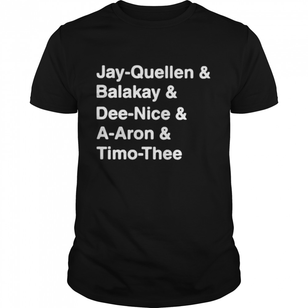 Jay-Quellen And Balakay And Dee-Nice And A-Aron And Timo-Thee Classic Men's T-shirt