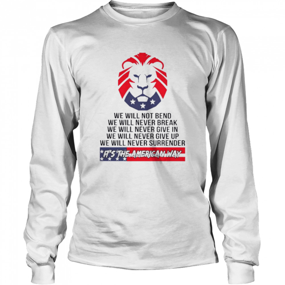 Lions It’s The American Way Long Sleeved T-shirt