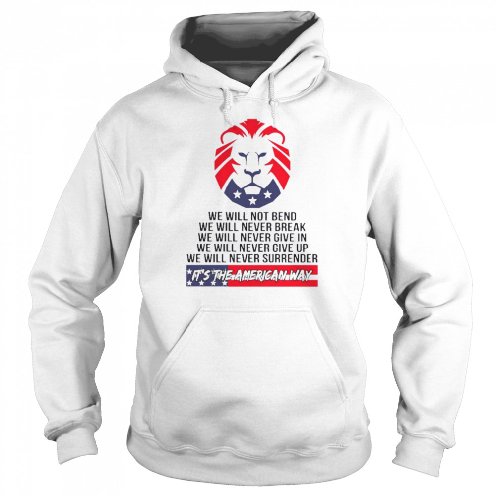 Lions It’s The American Way Unisex Hoodie