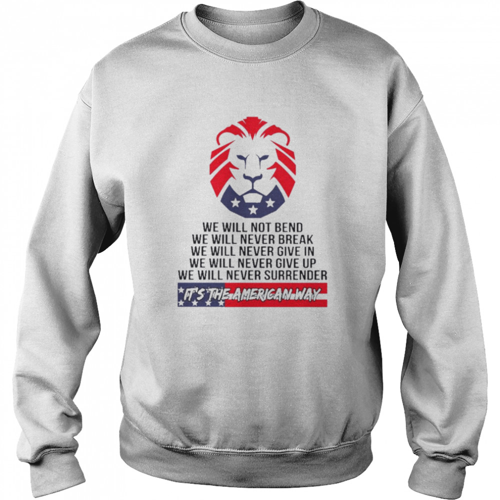 Lions It’s The American Way Unisex Sweatshirt