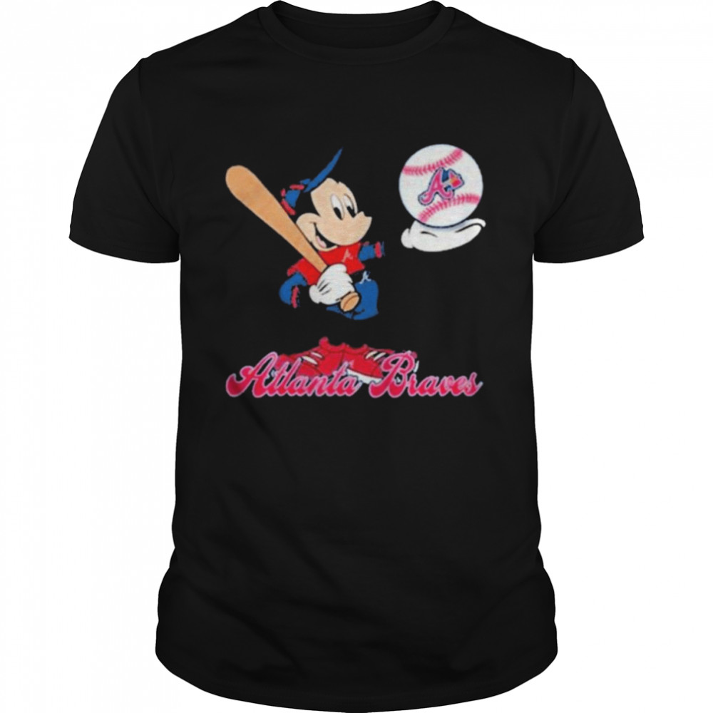 Mickey Mouse Atlanta Braves Baseball 2021 World Series  Classic Men's T-shirt