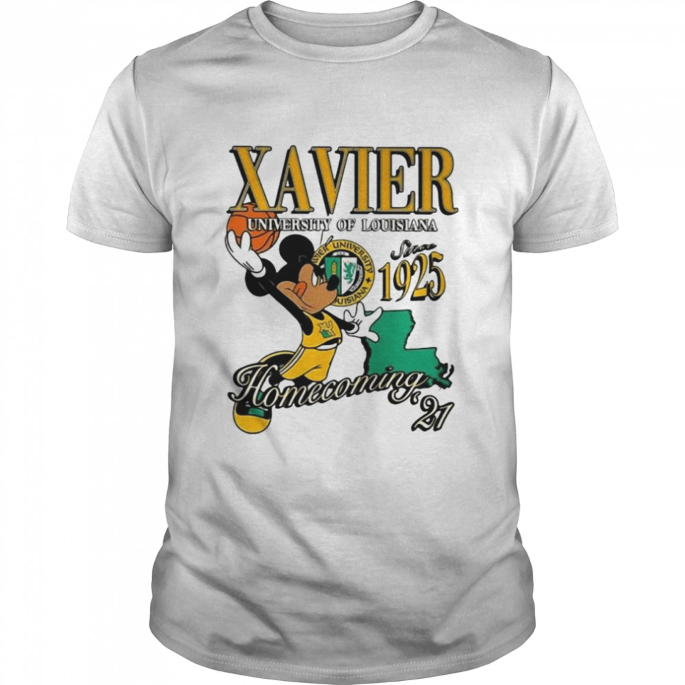 Mickey Mouse Xavier University Of Louisiana Since 1925 Homecoming 2021 Classic Men's T-shirt