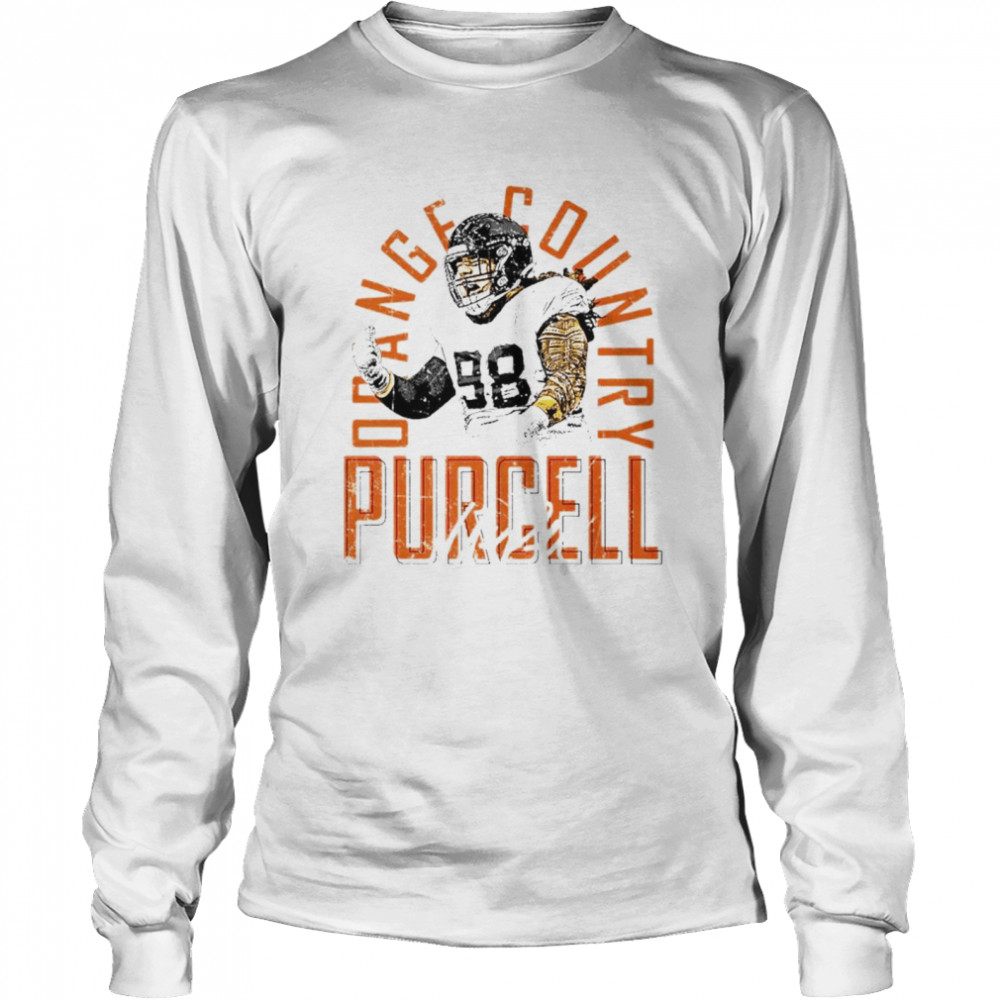 Mike Purcell Denver Broncos signature shirt Long Sleeved T-shirt