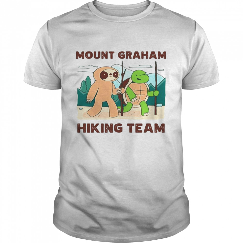 Mount Graham Hiking Team Climbing Expedition Camping Sloth T-shirt Classic Men's T-shirt