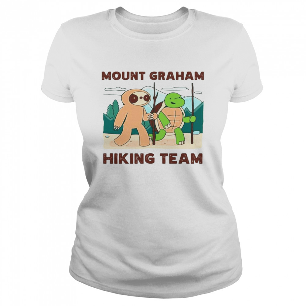 Mount Graham Hiking Team Climbing Expedition Camping Sloth T-shirt Classic Women's T-shirt