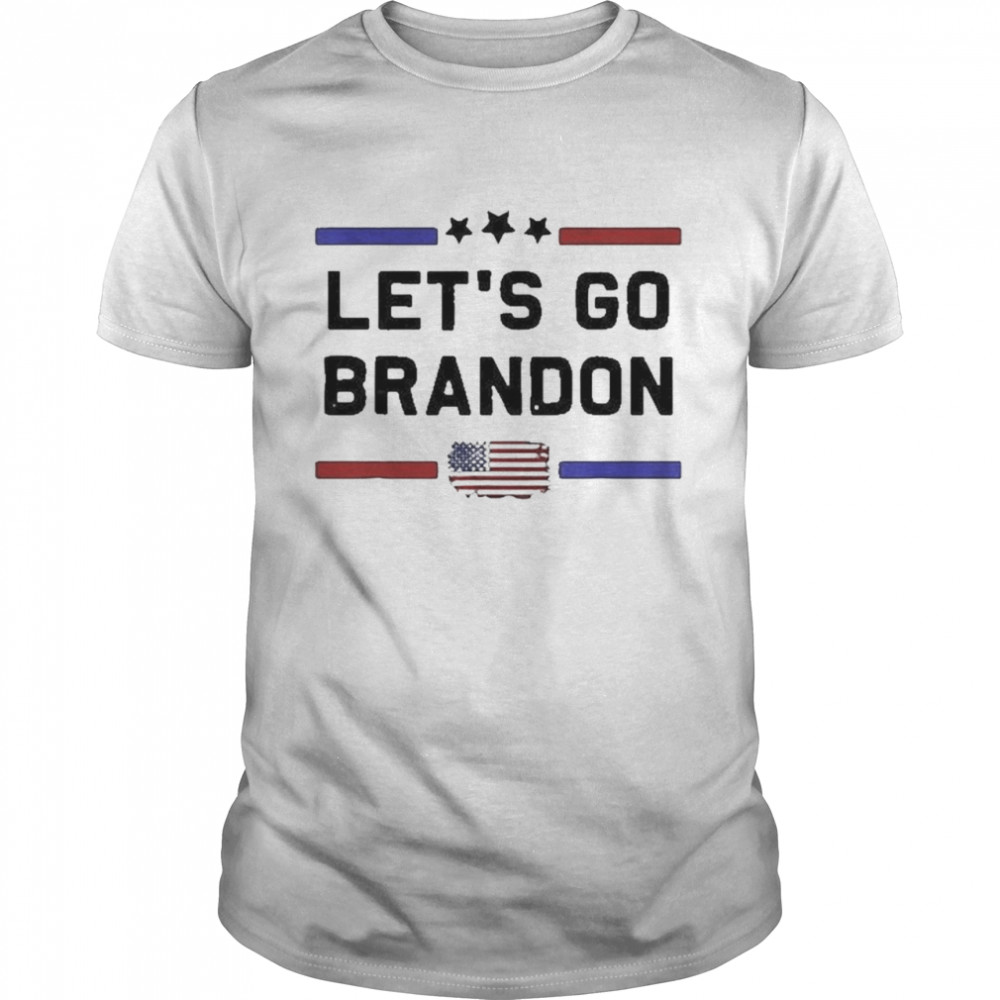 Premium Let’s Go Brandon American Flag 2021 Tee Shirt