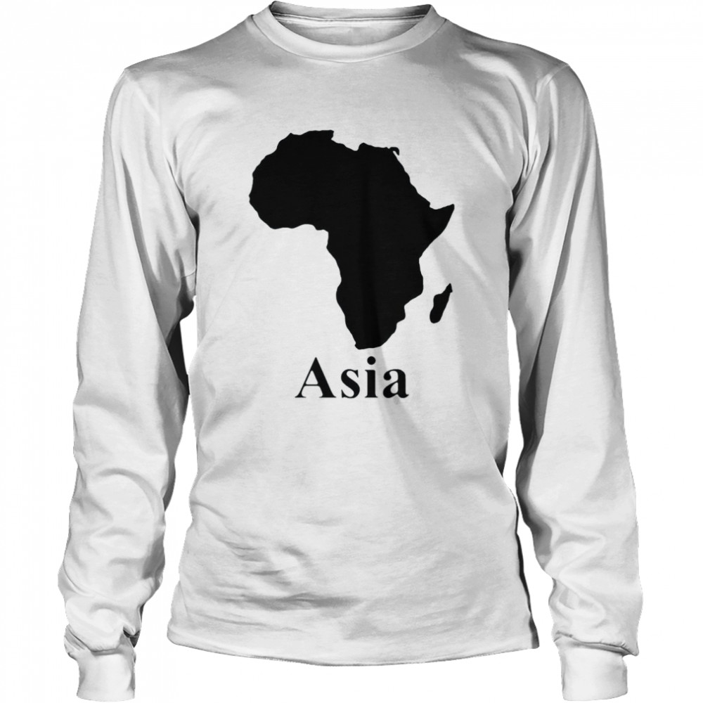 Terrible Maps Asia Long Sleeved T-shirt