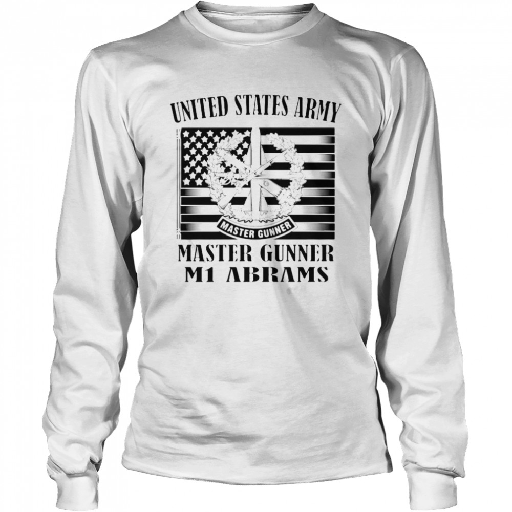 United States Army Master Gunner M1 Abrams T-shirt Long Sleeved T-shirt