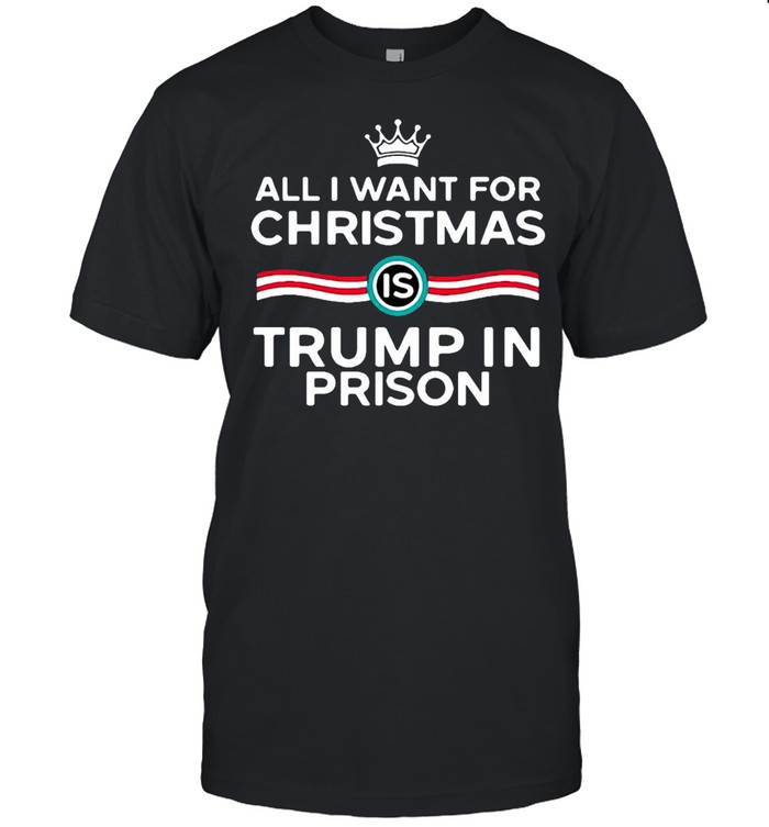 King All I Want For Christmas Is Trump In Prison T-shirt Classic Men's T-shirt