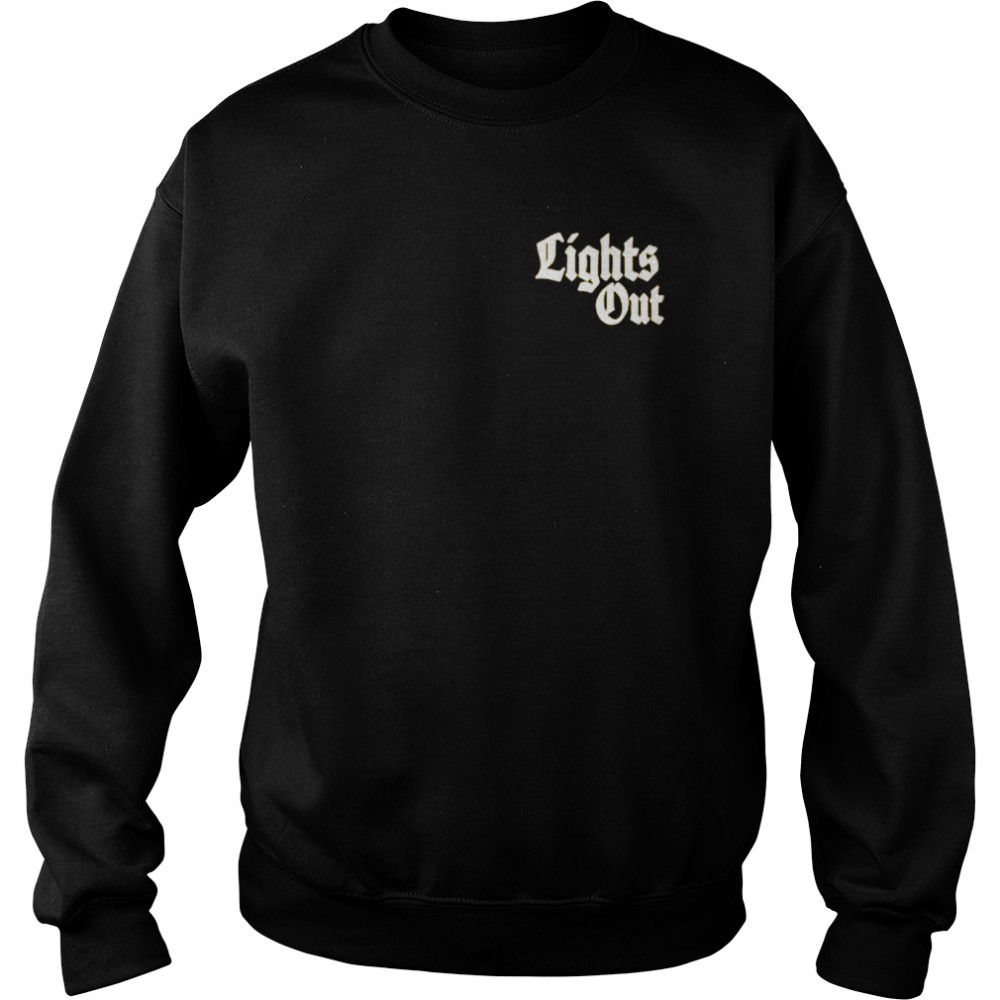 Lights Out Candle Skull shirt Unisex Sweatshirt